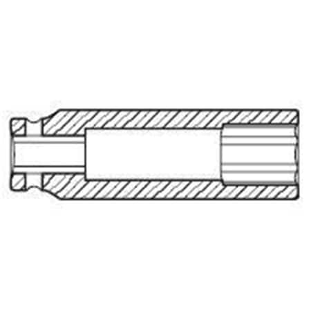 Cool Kitchen 3/8 Inch Drive 6 Point Deep Impact Socket - 1 Inch CO3467888